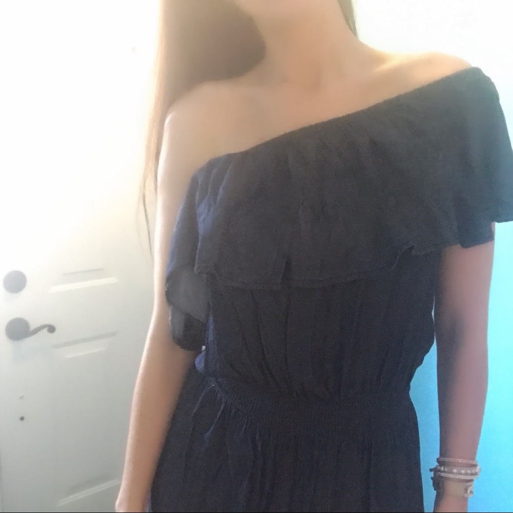INC Concepts Off-The Shoulder Denim Maxi Dress 😍 - Picture 6 of 6